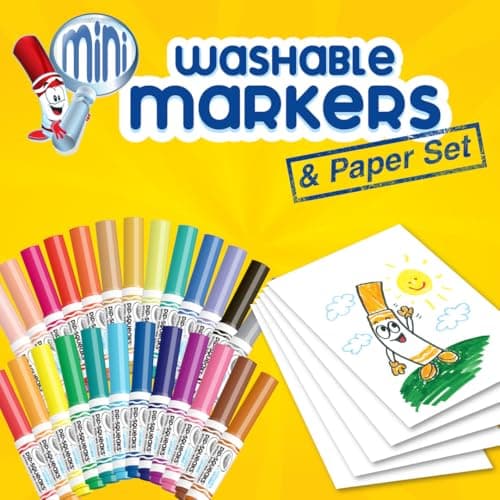 Crayola Pip-Squeaks Washable Marker Set (65ct), Holiday & Christmas Gifts for Kids, Coloring Set, Art Supplies for Kids, Drawing & Craft Kit, Travel Activity, 4+ - Image 7