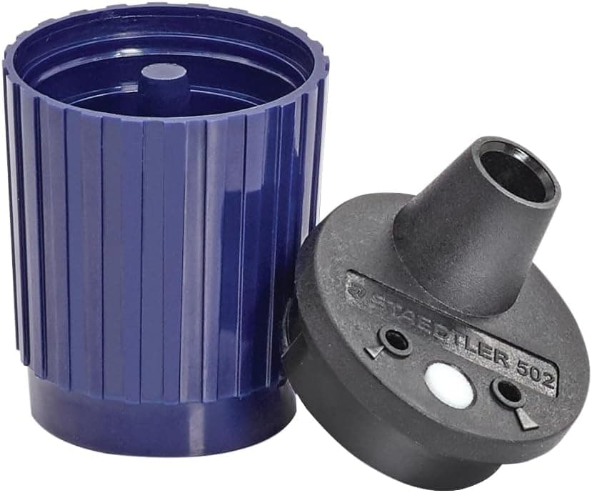 STAEDTLER Mars Lead Pointer - Precision Mechanical Pencil Sharpener with Auto-Stop for 2mm Pencils - Rotary Action with Dust Wiper & Adjustable Cone 1 Pack - Image 8