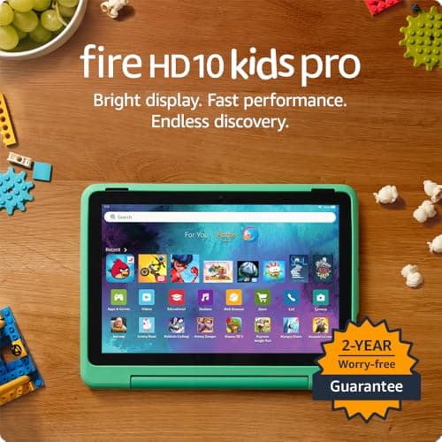 Amazon Fire HD 10 Kids Pro tablet (newest model) ages 6-12 | Bright 10.1" HD screen | Slim case for older kids, ad-free content, parental controls, 13-hr battery, 32 GB, Mint - Image 7