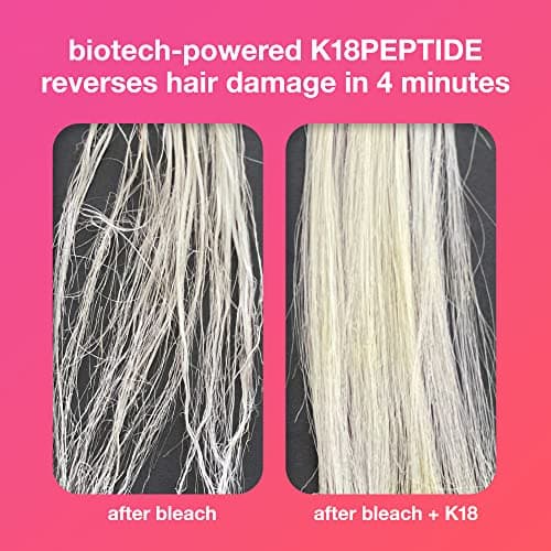 K18 Mini Leave-In Molecular Hair Mask, Repairs Dry or Damaged Hair, Reverse Hair Damage from Bleach, Color, Chemical Services & Heat - Image 3