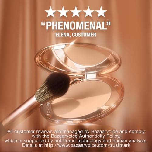 Charlotte Tilbury Airbrush Flawless Finish Setting Powder - Pore-Blurring Pressed Powder for Face Makeup to Minimize Shine with a Soft-Focus Finish - 1 Fair - Image 8