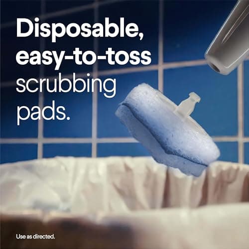 CLOROX ToiletWand Toilet Bowl Cleaner- Toilet Brush, Storage Caddy and 16 Disinfecting Refill Heads - Image 6