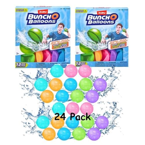 BunchO Balloons Reusable Magnetic Self Sealing Water Balloons (12)