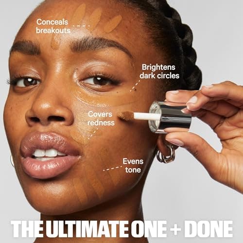 Milk Makeup Future Fluid All Over Cream Concealer, 7NW (Light with Neutral Warm Undertones) - 0.28 fl oz - Medium-to-Full Coverage - Up to 12-Hour Wear - Crease-Proof Finish - Vegan, Cruelty Free - Image 6