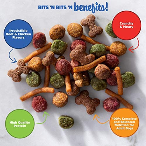 Kibbles 'n Bits Original Savory Beef & Chicken Flavor Dry Dog Food, 31 Pound Bag - Image 4