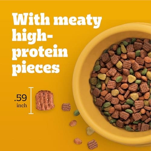 Pedigree High Protein Adult Dry Dog Food, Beef and Lamb Flavor, 18 lb. Bag - Image 3