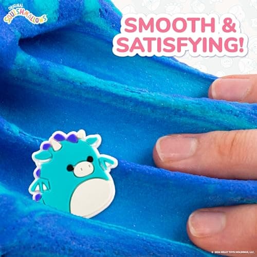 Original Squishmallows Premium Cloud Slime, 3-Pack, 9 Add Ins, 8 oz. Fluffy Slimes, for Kids, Bulk, Great 6 Year Old Toys & Party Favors, Super Soft Sludge Toy - Image 6