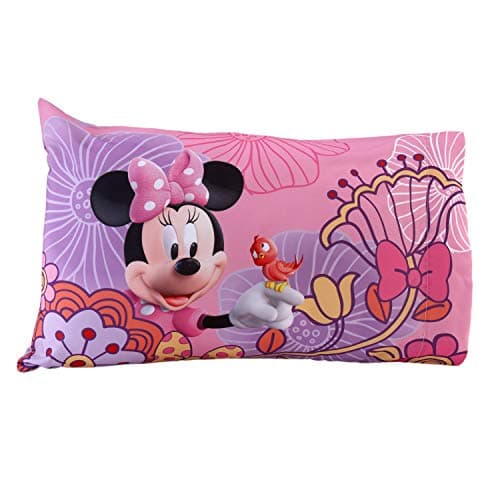 Disney 4 Piece Minnie's Fluttery Friends Toddler Bedding Set, Lavender - Image 5