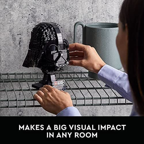 LEGO Star Wars Darth Vader Helmet Building Set, Mask Model Kit for Adults to Build and Display, Collectible Star Wars Home Décor, Gift Idea for Classic Star Wars Fans, 75304 - Image 5