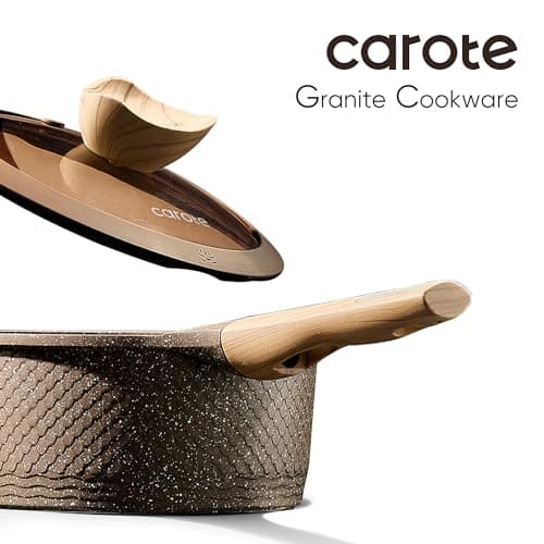 CAROTE 26PCS Pots and Pans Set Non Stick, Cookware Set Pots and Pans Induction Cook Ware, Nonstick Kitchen Cooking, PFOA Free - Image 7