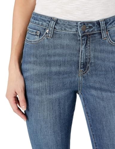 Amazon Essentials Women's Mid-Rise Stretchy Skinny Jean, Medium Wash, 12 - Image 5