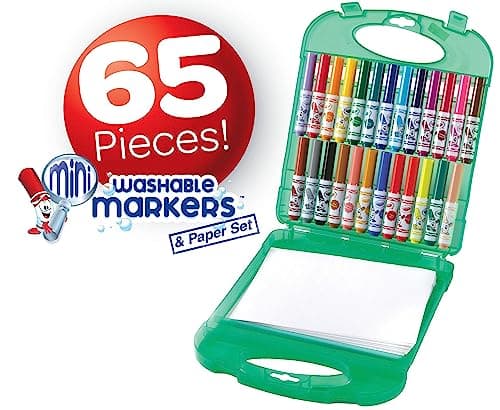 Crayola Pip-Squeaks Washable Marker Set (65ct), Holiday & Christmas Gifts for Kids, Coloring Set, Art Supplies for Kids, Drawing & Craft Kit, Travel Activity, 4+ - Image 2