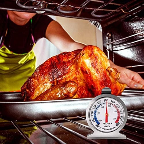 Oven Thermometer 50-300°C/100-600°F, Oven Grill Fry Chef Smoker Analog Thermometer Instant Read Stainless Steel Kitchen Cooking Thermometer - Image 7