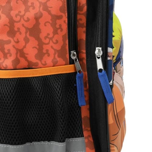 Naruto Anime Characters Youth 16" Orange Rolling Backpack - Image 4