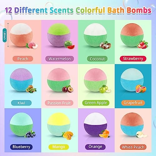 Bath Bombs for Kids with Surprise Inside, 24 Pack Kids Bath Bombs Gift Set, Natural Organic Kid Bubble Bath Fizzy for Girls Boys with Bath Toys Inside - Image 4