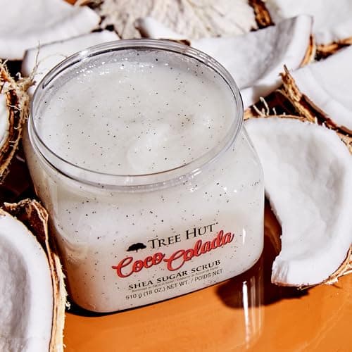 Tree Hut Shea Sugar Scrub Coco Colada, 18 oz, Ultra Hydrating and Exfoliating Scrub for Nourishing Essential Body Care - Image 3