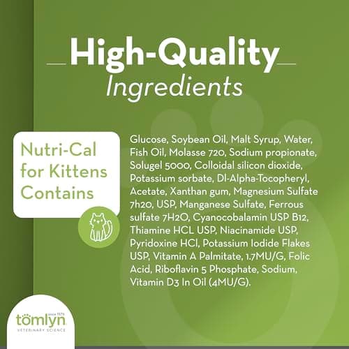 Tomlyn High Calorie Nutritional Gel for Kittens (Nutri-Cal) 4.25 oz - Image 4
