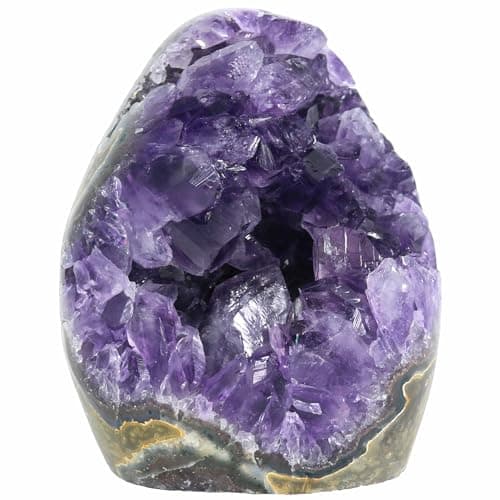 Nvzi Amethyst Crystal Rock, Real Amethyst Stone, Amathesis Crystal Cluster Geode, Purple Crystals and Healing Stones, Amatista Piedra Natural, Cuarzos Originales De Energia Y Piedras, Columnar(1.1LB)