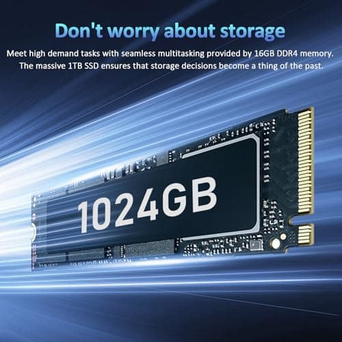 Auusda 15.6" Laptop Computer Notebook, 16GB RAM, 1TB NVMe, 4C4T N95 1.7-3.4GHz, FHD, Backlit Keyboard, Fingerprint Reader, Camera, USB-A, Bluetooth, WiFi, Win11 Pro, Up to 10TB Storage, Silver, T152A - Image 2