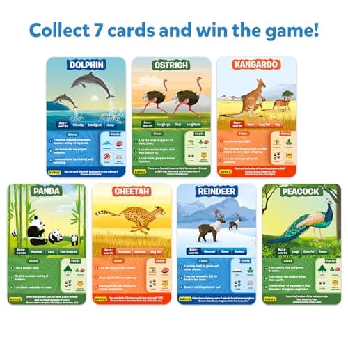 Skillmatics Guess in 10 Animal Planet, Card Game, Perfect for Boys, Girls, Kids, Teens, Adults Who Love Animals, Trivia Games, Travel Games, Gifts for Ages 6, 7, 8, 9, 10, and Up - Image 5