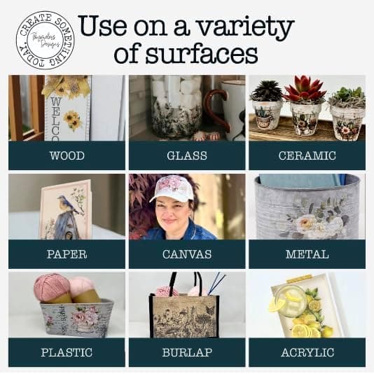 Rub on Transfers for Crafts and Furniture | 3 Design Sheets 6”x 12” | Home Decor Transfers | Furniture and Craft Decals | by Thymeless Designs (Farmhouse) - Image 5