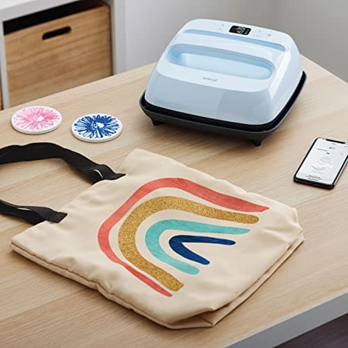 Cricut EasyPress 3 Zen Blue -9" x 9" Heat Iron On HTV Press Machine, For Personalized Gifts, DIY Projects, Custom Totes Bags T-Shirts Apparel Tees and Hoodies with Even Temperature Control Sublimation - Image 2