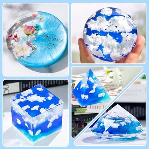LET'S RESIN Epoxy Resin Kits and Molds Complete Set, 16oz Resin Art Kit with Silicone Molds, Pigment, Dried Flowers, Crafts for Adults, Beginners, Art Supplies for DIY Lovers, DIY Gift for Women - Image 7