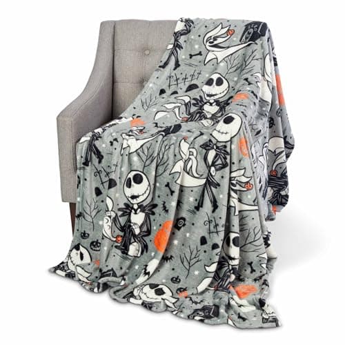 Northwest Nightmare Before Christmas Silk Touch Throw Blanket, 50" x 70", Best Friends - Image 5