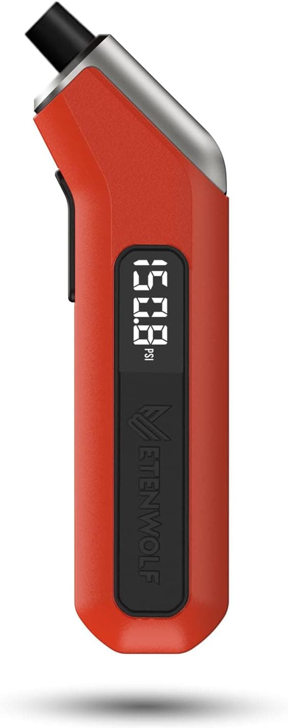 ETENWOLF T300 Digital Tire Pressure Gauge 3-200 PSI, Industrial Tire Gauge Calibrated to ANSI B40.7 Grade 2A(Plus-Minus 0.5%), Replaceable AAA Batteries (Vivid Orange) - Image 2
