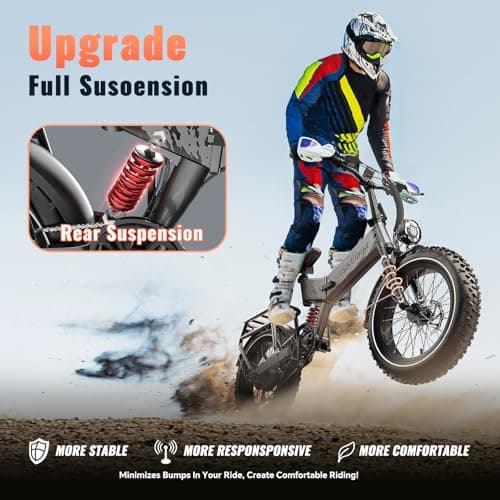 SASIKEIBIKE Fat tire Electric Bike 52V 20ah - Image 5