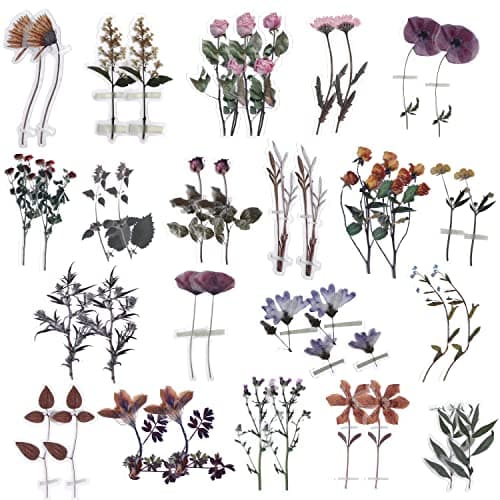 445 PCS Vintage Scrapbook Paper Journaling Scrapbooking Supplies Kit Aesthetic Decorative Craft Paper include 40 Sheet Flowers Stickers for Planner, Bullet Journaling, Junk Journal, Retro Crafts - Image 5