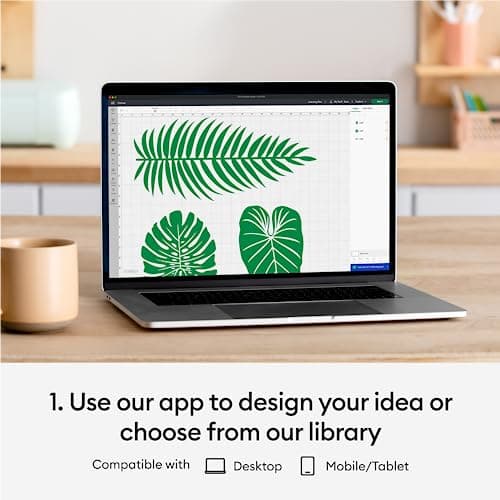 Cricut Maker 3 & Digital Content Library Bundle - Includes 30 Images in Design Space App - Smart Cutting Machine, 2X Faster & 10X Cutting Force, Cuts 300+ Materials, Blue - Image 4