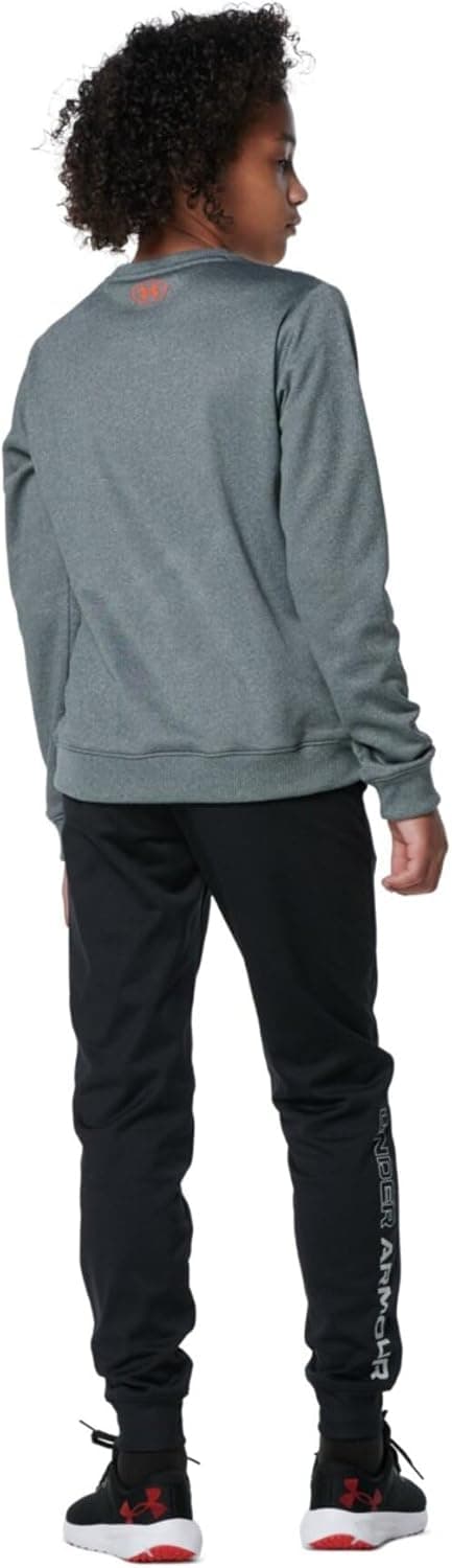 Under Armour Boys' Brawler 2.0 Tapered Pants Standard X-Large Black (001)/White - Image 5