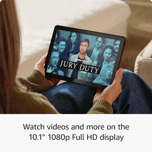 Amazon Fire HD 10 tablet (newest model) built for relaxation, 10.1" vibrant Full HD screen, octa-core processor, 3 GB RAM, 64 GB, Black - Image 3