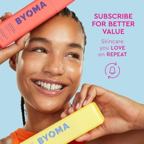 BYOMA Phyto-Mucin Glow Serum - Mucin Face Serum for Glass Skin - Plumps, Primes + Hydrates - Flawless Primer and Makeup Base - Strengthens Skin Barrier - 1.35 fl.oz - Image 7