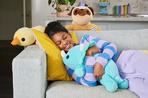 Hug-A-Lumps Dino(Delilah) Weighted Plush 3.3 Lbs, Cuddly, Squishy, Comfort Plush, Anti-Stress by ZURU - Image 8