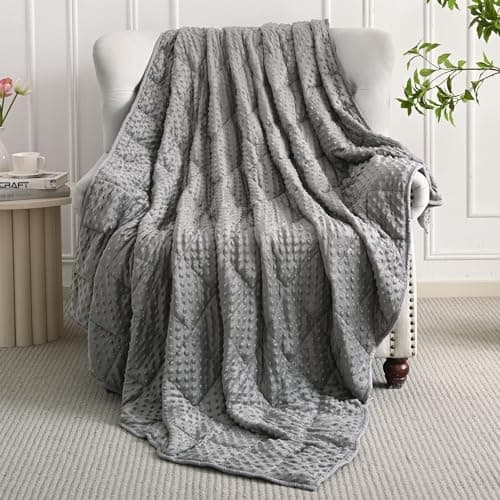 Mr. Sandman Cooling Weighted Blanket for Adults, Queen Size 15 lbs, 60″x80″ - Image 8