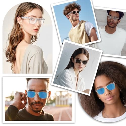 Smart Glasses - Bluetooth Glasses for Men & Women, Touch Control, Outdoor UV Protection and Voice Control, Hands-Free Calls (Clear Lens) - Image 7