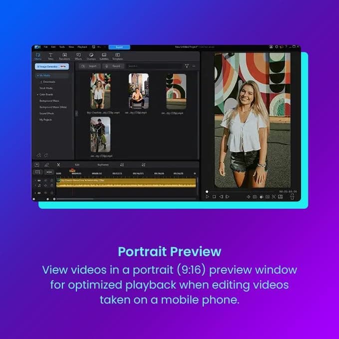 CyberLink PowerDirector and PhotoDirector 2025 Ultra | Easy AI Video Editing & AI Photo Editing Software for Windows | Slideshow Maker | Screen Recorder | Box with Download Code - Image 6
