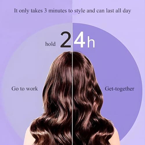 Automatic Hair Curler, 4 Temperature & 3 Timer Settings, Auto Shut-Off, Anti-Scald, Rotating Curling Wand - Image 4