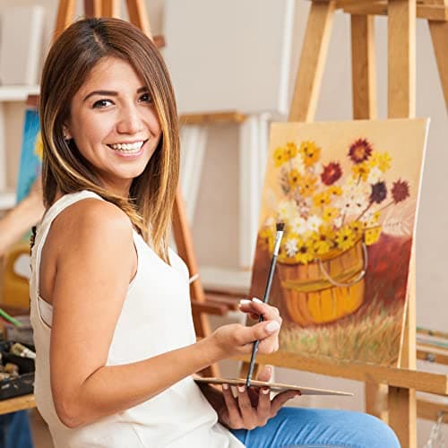 KEFF 24-Pack Canvas for Painting, 6 of 5x7, 8x10, 9x12,11x14 Painting Canvas Boards, Art Supplies for Adults & Kids - 100% Cotton Primed Canvases for Painting for Acrylic, Oil, Watercolor, Tempera - Image 7