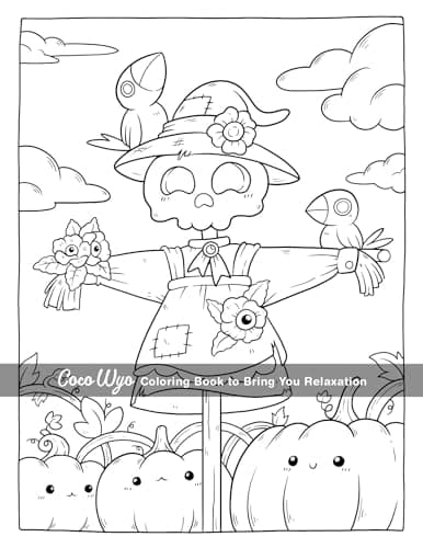 Creepy Cutie: Coloring Book for Adults and Teens Featuring Goth Kawaii and Spooky Cute Creatures of All Kinds and Many More - Image 5