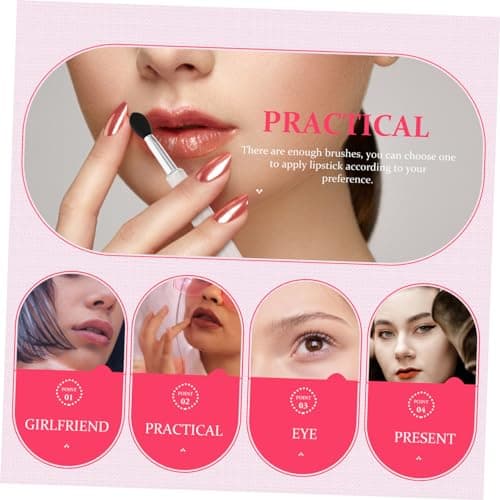 Ipetboom 12pcs Silicone Facial Brush Bulk Makeup Brushes for Eyeshadow Non-stick Applicator Sponge - Image 5