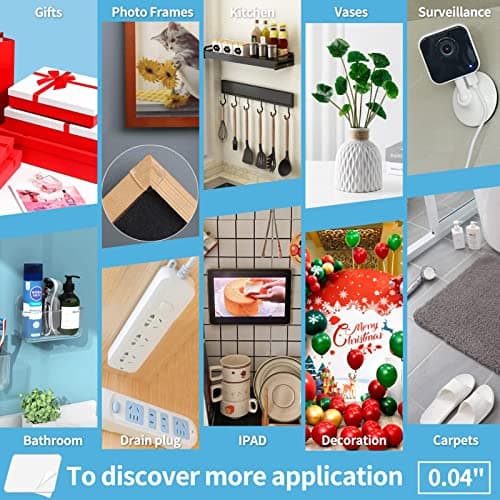 Art3d Double-Sided Mounting Tape (10FT), Multipurpose Removable Adhesive Foam Tape, Transparent, Household - Image 5