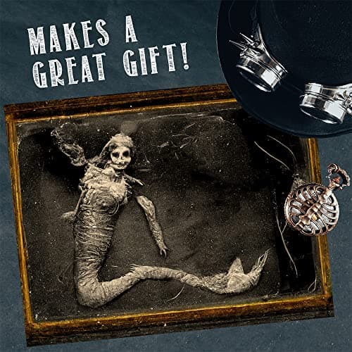 Mummified Mermaid - 11x14 Unframed Creepy Gothic Room Wall Art Print - Vintage Halloween Home Witchy Occult, Wicca, Wiccan Décor Oddities and Curiosities - Image 4