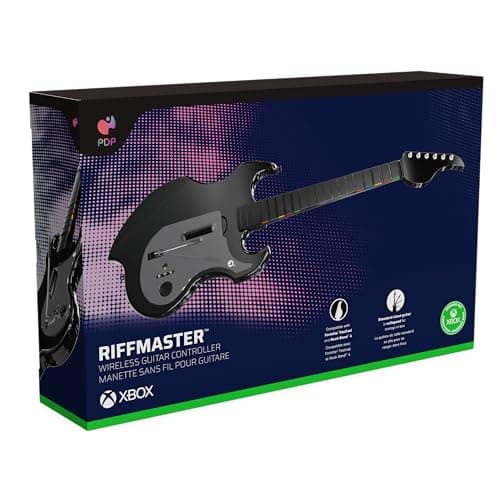 PDP RIFFMASTER Wireless Guitar Controller for Xbox Series X|S, Xbox One, Windows 10/11 PC, Rock Band 4, Fortnite Festival, Audio Jack, Rechargeable Battery, Officially Licensed by Microsoft – Black - Image 10