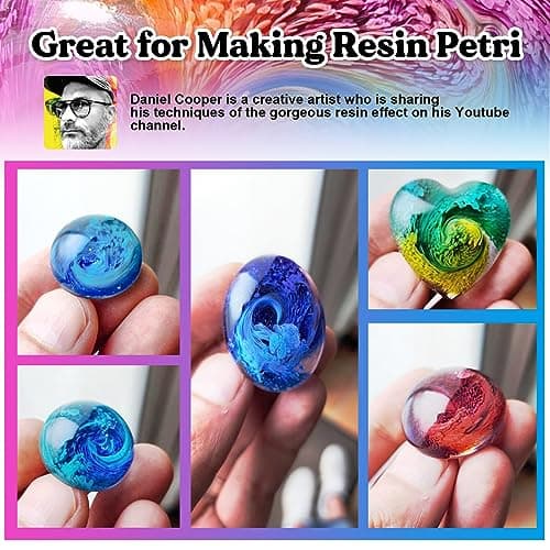 LET'S RESIN White Alcohol Ink for Epoxy Resin, Upgraded White Alcohol Ink 3.5oz/100ml, Alcohol-Based Resin Ink, White Resin Pigment for Resin Petri, Tumblers, Painting, Resin Art - Image 3