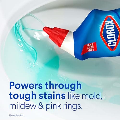 CLOROX Toilet Bowl Cleaner Clinging Bleach Gel, Ocean Mist, 24 Fl Oz, Pack of 2 (Package May Vary) - Image 6