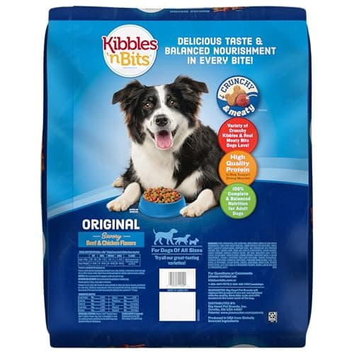 Kibbles 'n Bits Original Savory Beef & Chicken Flavor Dry Dog Food, 31 Pound Bag - Image 9