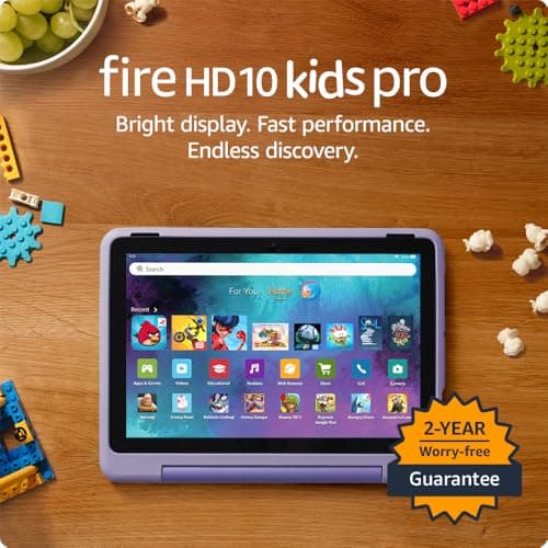 Amazon Fire HD 10 Kids Pro tablet (newest model) ages 6-12. Bright 10.1" HD screen, includes ad-free content, robust parental controls, 13-hr battery and slim case for older kids, 32 GB, Happy Day - Image 7